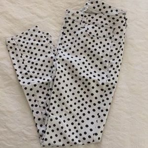 Ann Taylor LOFT Polka Dot Jeans